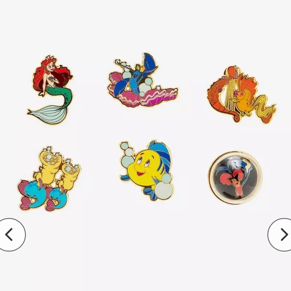 Loungefly Disney The Little Mermaid Characters Blind Box Enamel Pin - Picture 3 of 3